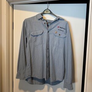 Xeal Energy Blue Button-Up Shirt